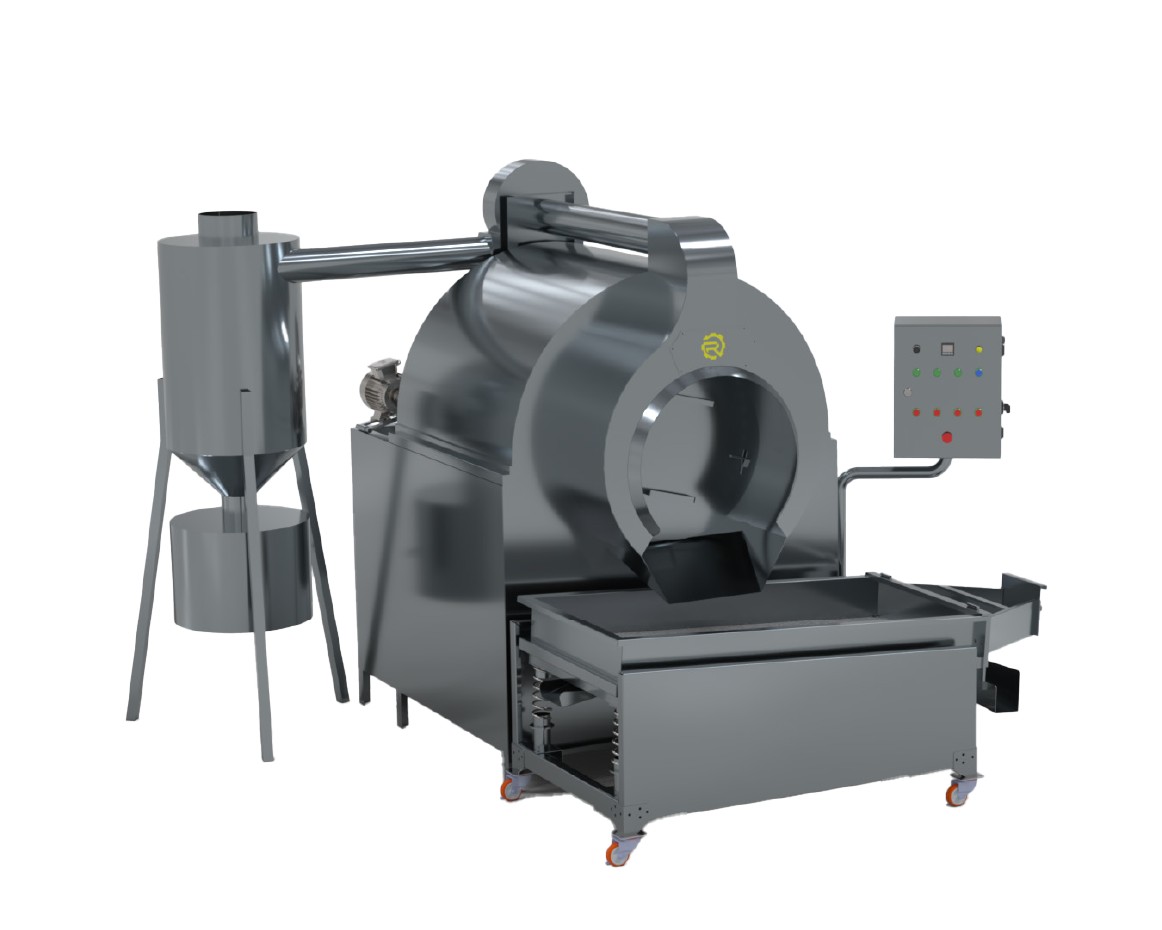 RL-120DK Dönerli Kuruyemiş Kavurma Makinası endüstriyel kavurma makinası